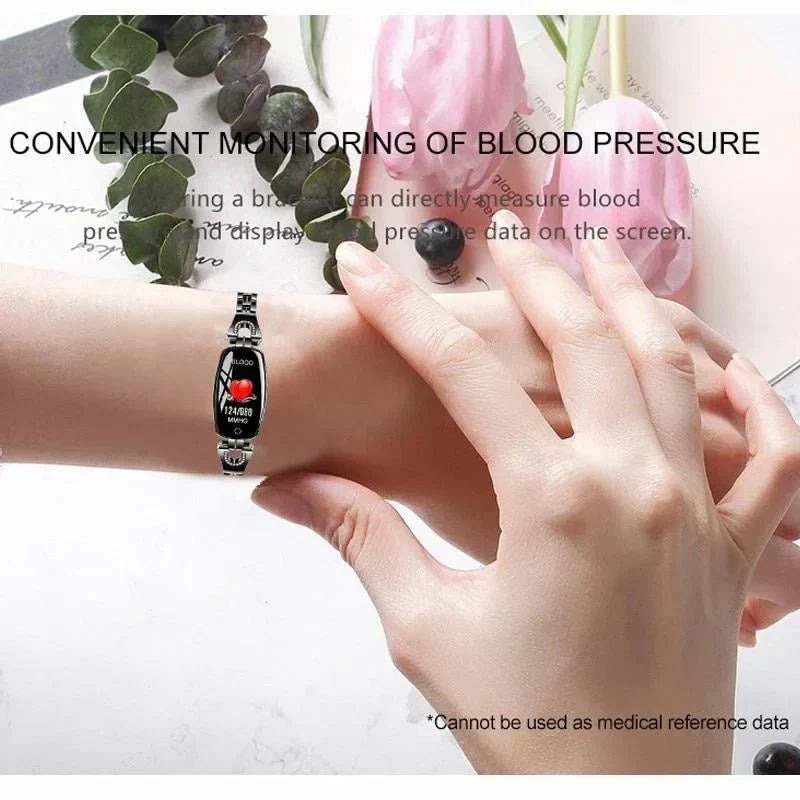 Waterproof Fitness Tracker for Women - Colour LCD, IP67, Metal Alloy, view 8