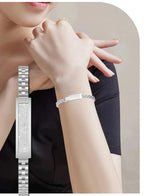 Women’s Smart Bracelet Fitness Tracker - Chain Style, IP68 Waterproof