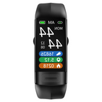 Smart Bracelet Blood Pressure Monitor - ECG, Heart Rate, Oxygen, IP67 Waterproof, view 2