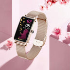 Women’s Smartwatch with Fitness Tracking and Notifications - Stainless Steel, view 5