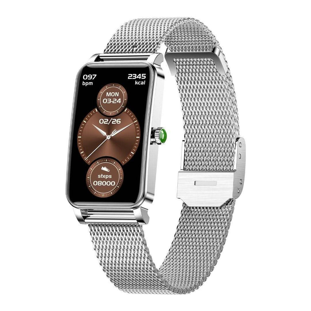 Women’s Smartwatch with Fitness Tracking and Notifications - Stainless Steel, view 6