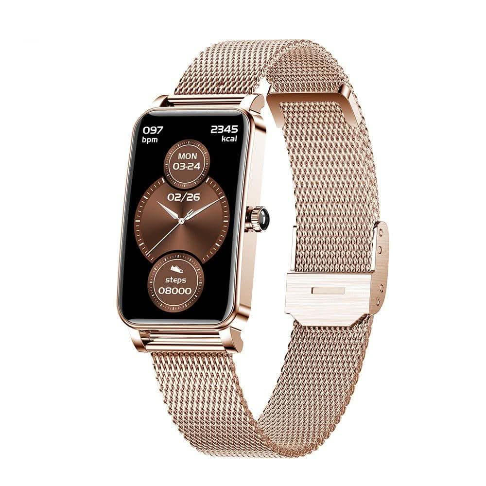 Women’s Smartwatch with Fitness Tracking and Notifications - Stainless Steel