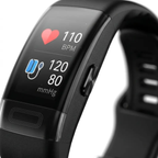 Smart Bracelet Blood Pressure Monitor EKG for Women - Silicone Strap, IP67, view 6