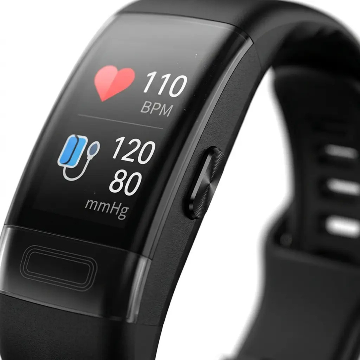 Smart Bracelet Blood Pressure Monitor EKG for Women - Silicone Strap, IP67, view 6