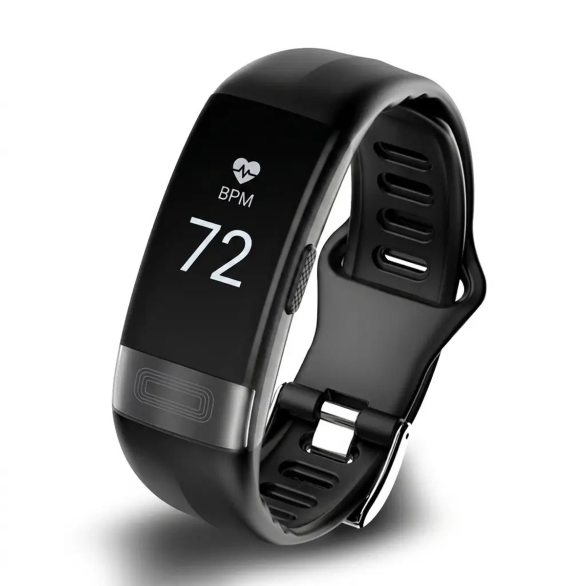Smart Bracelet Blood Pressure Monitor EKG for Women - Silicone Strap, IP67