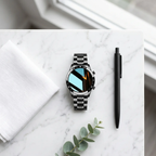 Luxury 4G Smartwatch with Calls, GPS, Health Tracking - Stainless Steel, IP68, view 9