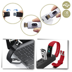Smartwatch with Health Tracking for Seniors - LED Display, Silicone Strap, view 6