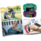 Smartwatch with Health Tracking for Seniors - LED Display, Silicone Strap, view 7