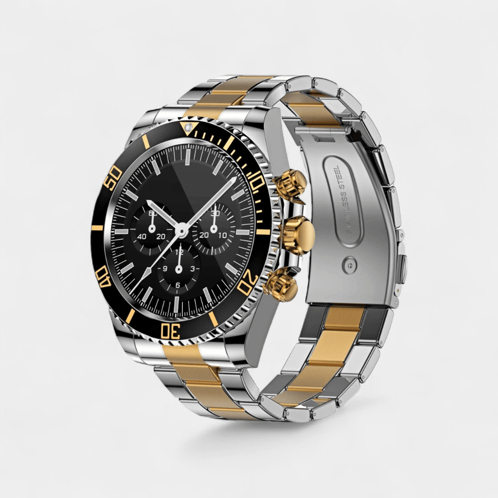 Tactical Smartwatch with GPS and 21-Day Battery - Titanium, 100m Water Resistant