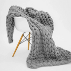 Weighted Organic Cotton Blanket, Machine Washable