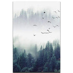 Minimalist 3-Piece Nordic Forest Wall Art Set for Home | Welvere-Welvere