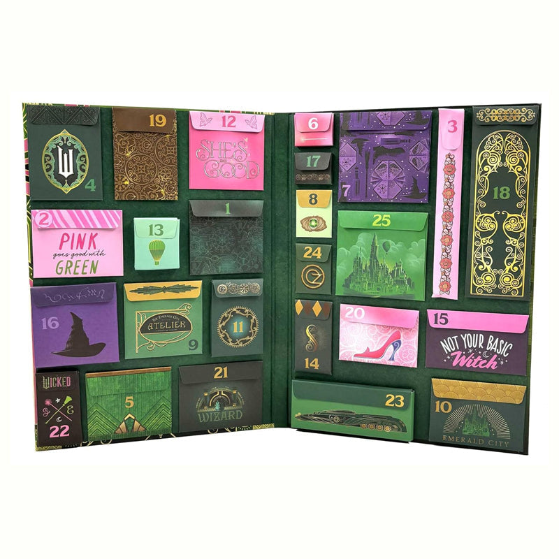 Wicked 25-Day Advent Calendar with Collectible Paper Items