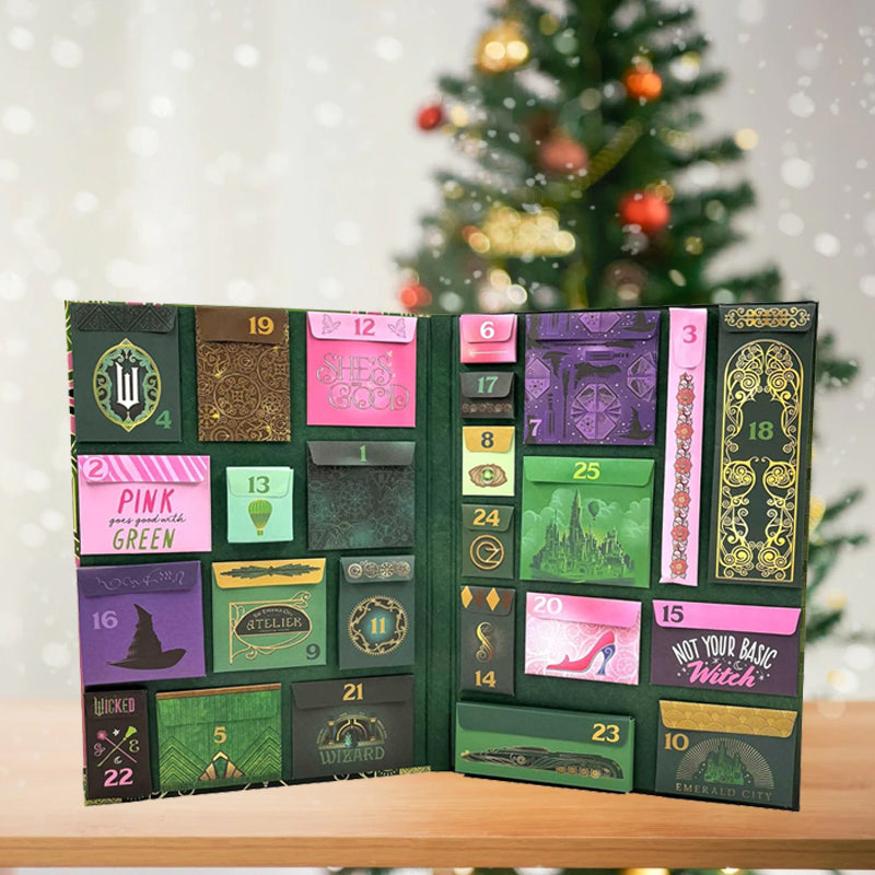 Wicked 25-Day Advent Calendar with Collectible Paper Items