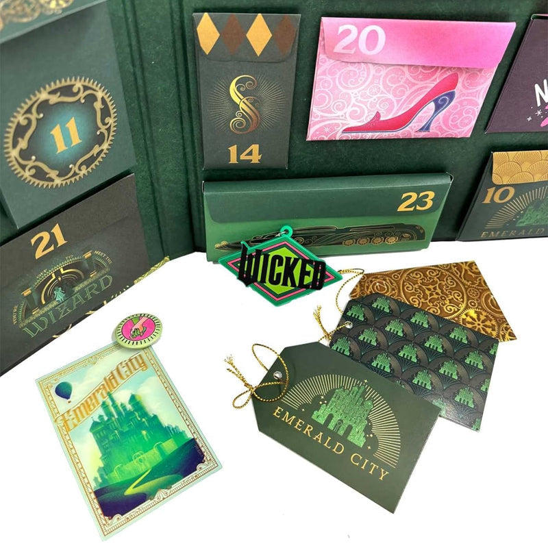 Wicked 25-Day Advent Calendar with Collectible Paper Items