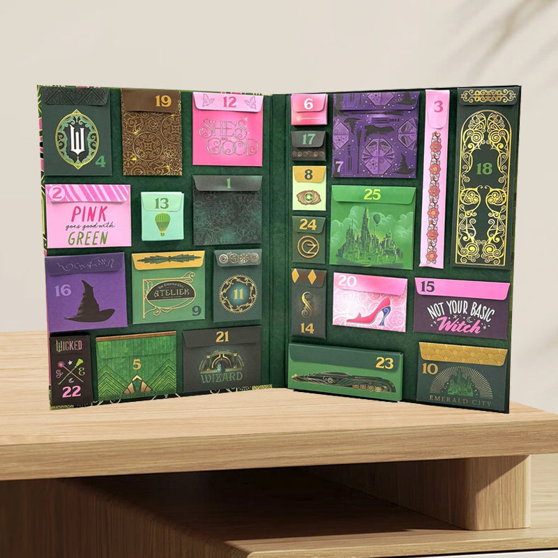 Wicked 25-Day Advent Calendar with Collectible Paper Items