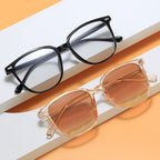 Wide Frame Plastic Glasses