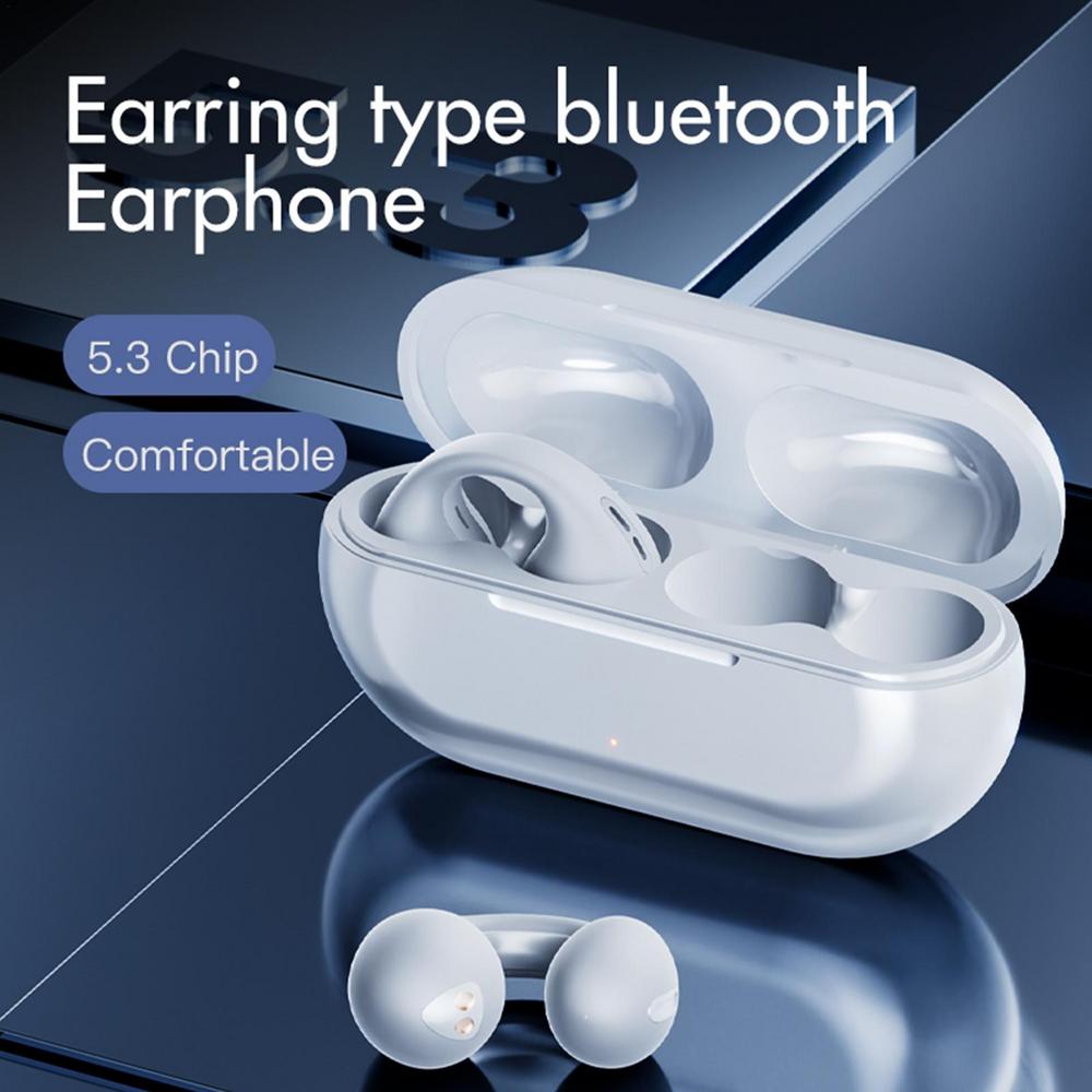 Wireless Bone Conduction Earbuds, Bluetooth 5.0, 8-Hour Playback