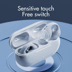 Wireless Bone Conduction Earbuds, Bluetooth 5.0, 8-Hour Playback