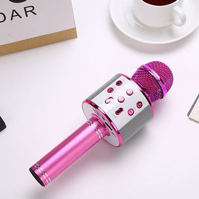 Wireless Karaoke Microphone with Bluetooth and 5-Watt Speaker