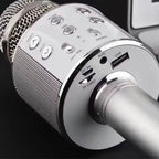 Wireless Karaoke Microphone with Bluetooth and 5-Watt Speaker