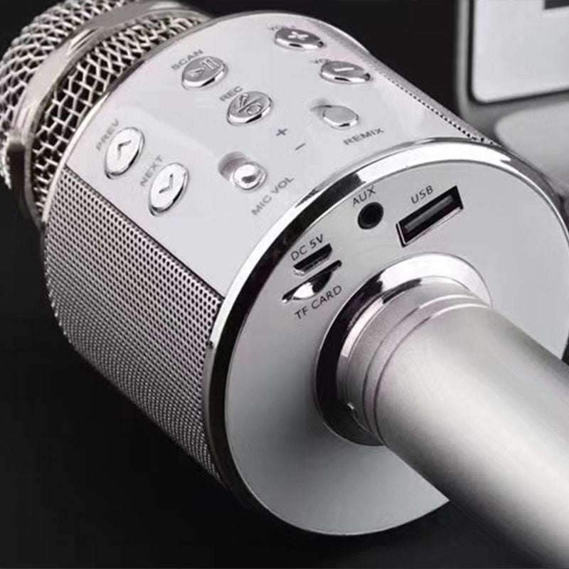 Wireless Karaoke Microphone with Bluetooth and 5-Watt Speaker