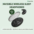 Wireless Sleep Headphones, Bluetooth 5.3, ABS + PC, IPX5, 1 cm