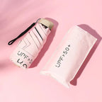 Women's UV Protection Folding Umbrella - Wind Stable, Compact, Water-Repellent