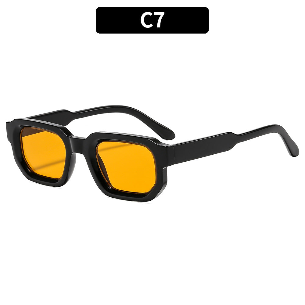 Women's Angular Frame Sunglasses for Beach and Festival Wear