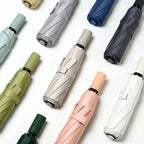 Women's Automatic Folding Umbrella, Lightweight, 11.81 × 2.36 × 2.36 in
