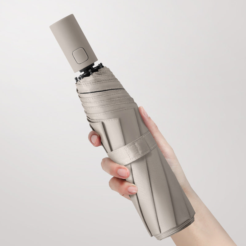 Women's Automatic Folding Umbrella, Lightweight, 11.81 × 2.36 × 2.36 in