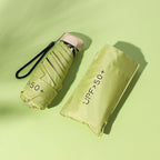 Women's Compact UV Protection Umbrella with Water-Repellent Fabric
