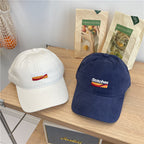 Women's Embroidered Cotton Baseball Cap with Adjustable Strap