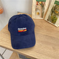 Women's Embroidered Cotton Baseball Cap with Adjustable Strap
