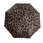 Women's Foldable Umbrella with Automatic Opening, Leopard Print