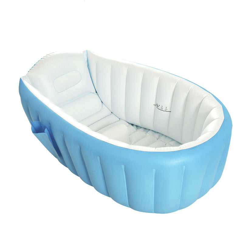 Women's Inflatable Bathtub with Safety Valves and Non-Slip Mats