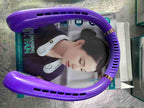 Women's Portable Rechargeable Neck Fan with Temperature Display