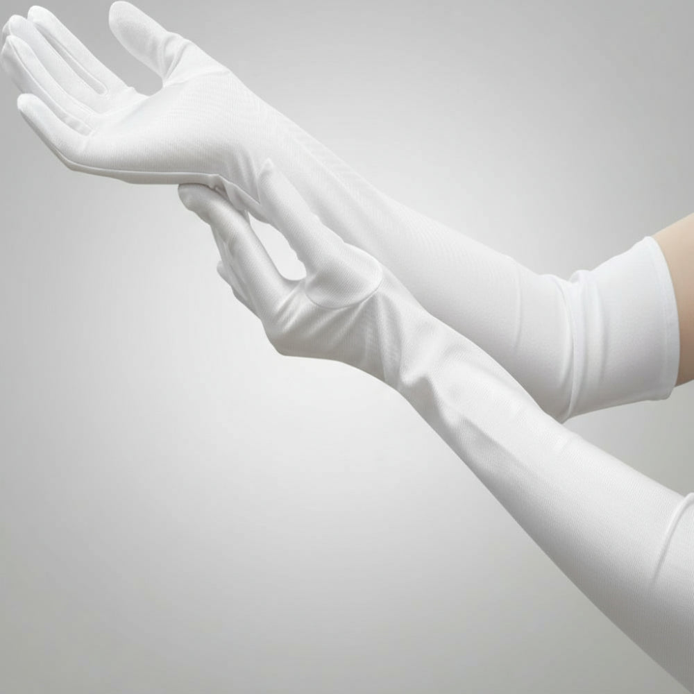 Women's Satin Opera Gloves, 50.8 cm, Elbow Length