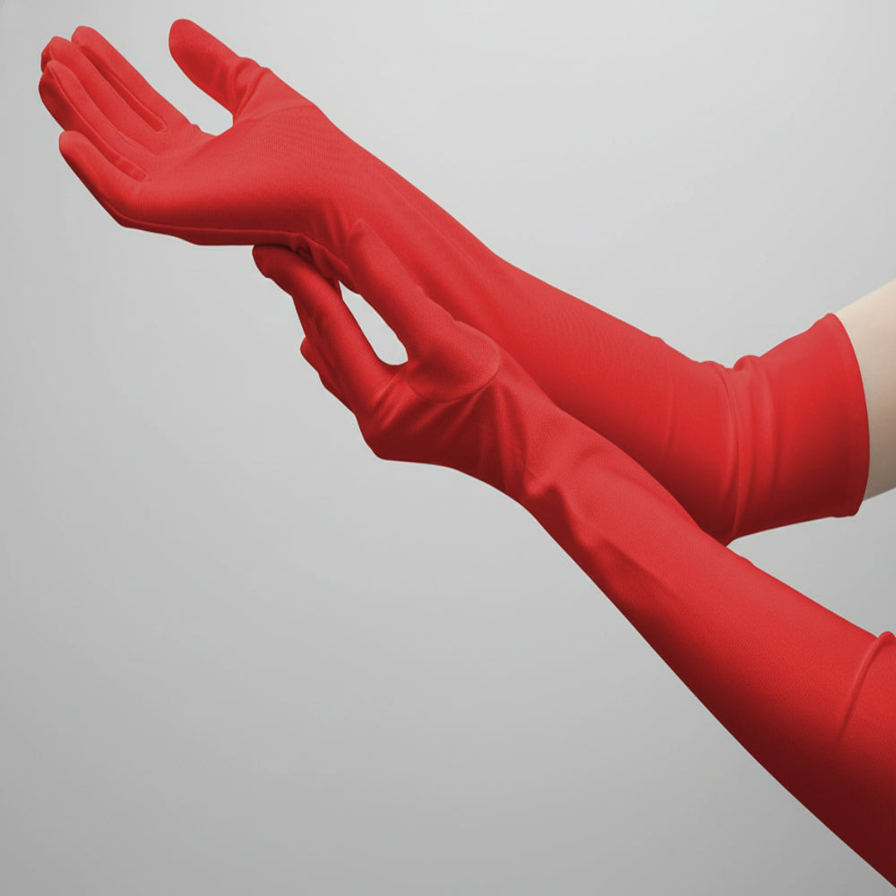Women's Satin Opera Gloves, 50.8 cm, Elbow Length