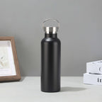 Women's Stainless Steel Insulated Water Bottle with Bamboo Lid