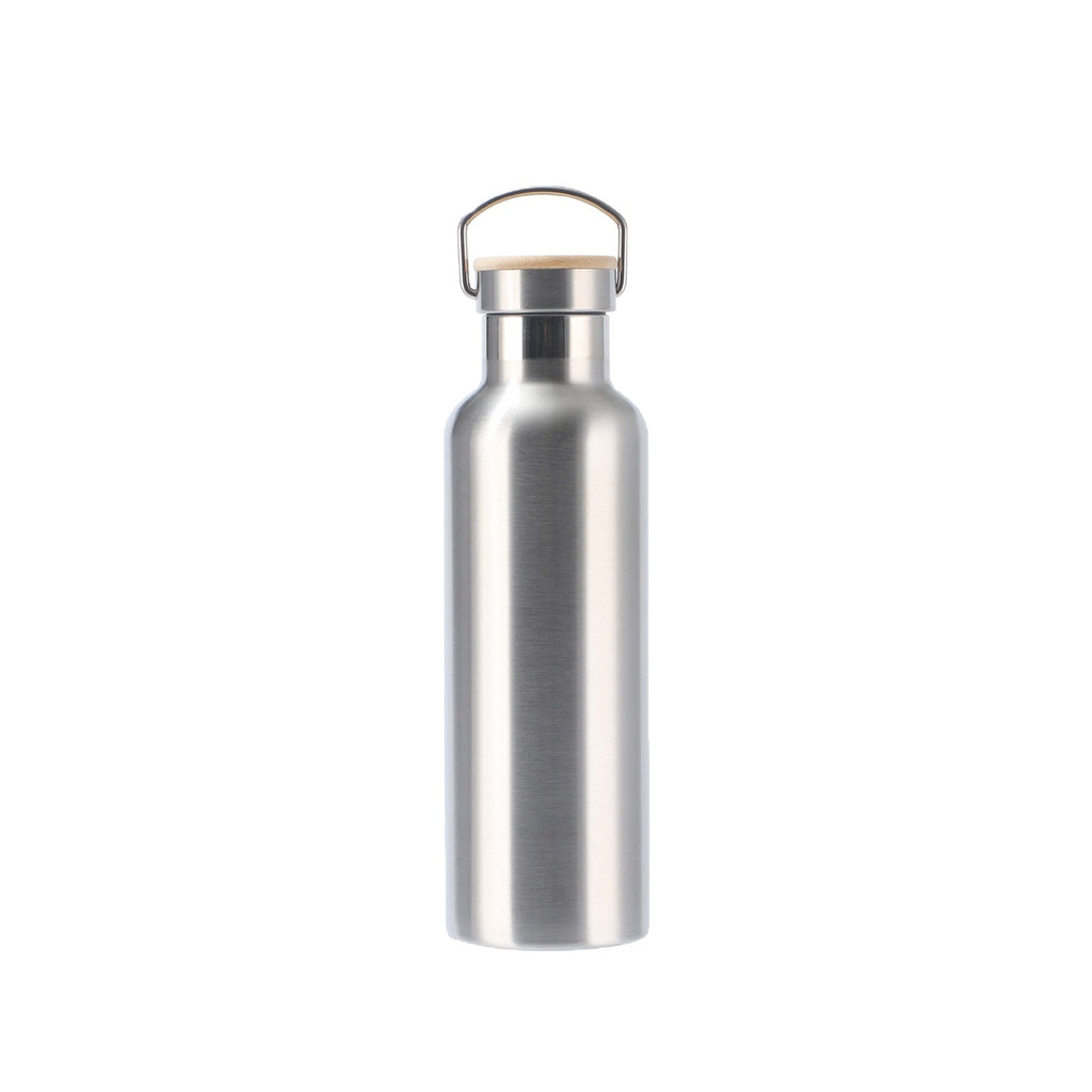 Women's Stainless Steel Insulated Water Bottle with Bamboo Lid