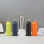 Women's Stainless Steel Insulated Water Bottle with Bamboo Lid