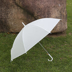 Women's Transparent Rain Umbrella with Ergonomic Handle