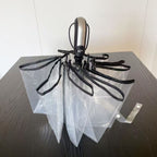 Women's Windproof Transparent Self-Supporting Compact Umbrella