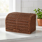 Woven Bread Basket with Lid