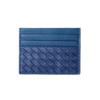 Woven Leather Card Holder