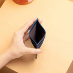 Woven Leather Card Holder