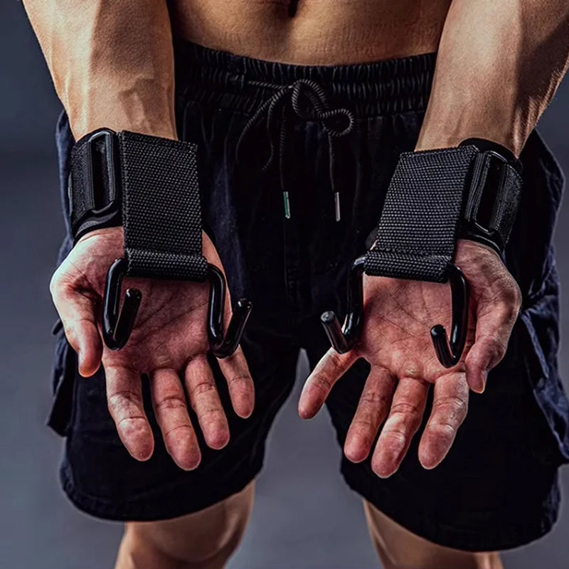 Wrist Support Hook Grip Trainer, Steel and Cotton Mix, 34 × 15 cm
