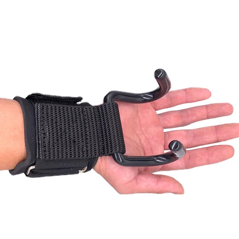Wrist Support Hook Grip Trainer, Steel and Cotton Mix, 34 × 15 cm