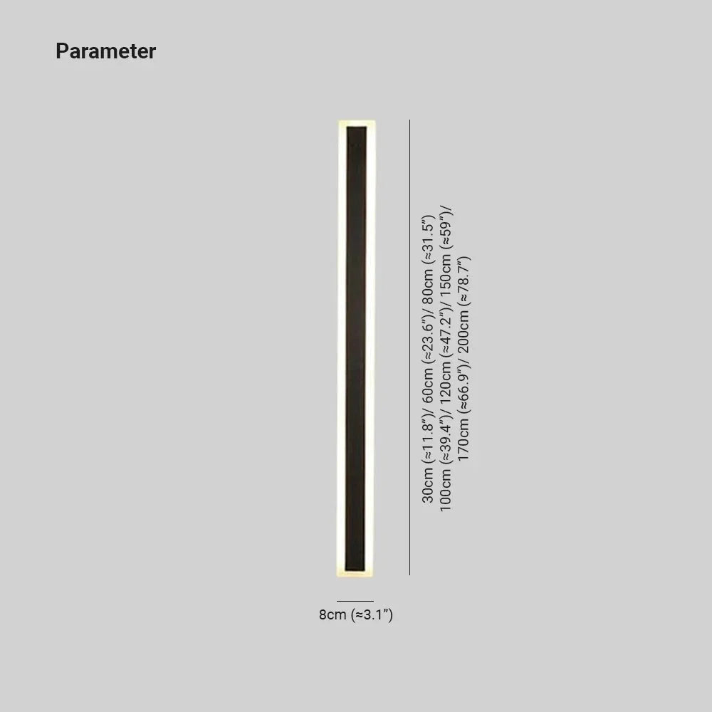 Yngvein Linear Metal Outdoor Livine Light-Welvere