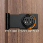 Zinc Alloy Keyless Combination Lock for Cabinets and Doors, 1,000+ Codes